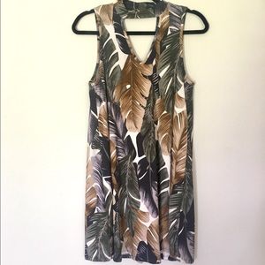 LIKE NEW Peach Love California Keyhole Swing Dress